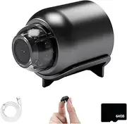 Topmartaz Mini Camera, 4g Wireless WiFi Camera 1080p HD 01, Perfect for Home and Office Security, Easy Installation, 64GB (1pc)