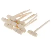 10Mini Wooden Mallet Hammer for Leather Craft DIY Jewelry Making Tool Option