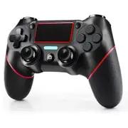 Replacement for PS4 Controller,Programmable Function with 6-axis Gyro Sensor Non-Slip Joystick Dual Vibration,Audio Function
