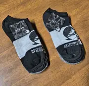 Unisex No Show Socks 6 Pair Disney Pixar The Incredibles Elastigirl - Brand New