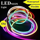 5M LED Neon Flex Lights 12V Waterproof Led Strip Light Flexible Bar Sign Lamp