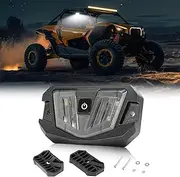 OFFROADTOWN UTV Dome Light Universal Roll Bar Mount 12V Interior Dome Light Utility Roll Cage Lights Cab Lighting Trunk Lighting LED Domes Lights for UTV ATV Truck RZR SXS Polaris Can-am - White