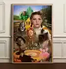 The Wizard Of Oz Movie Poster， minimalist funny art, Movie Collectibles,3