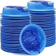 Ridota 50 Pack Emesis Bag, Disposable Vomit Bags, Aircraft & Car Sickness Bag, Nausea Bags for Travel Motion Sickness (Blue)