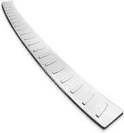 GEARMONSTER Boot Sill Protector Stainless Steel Bumper Protector with Folded Edges Suitable for VW Golf MK8 2020-2024