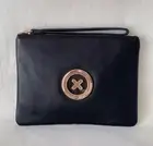 MIMCO Supernatural Pouch, Black Rosegold Medium - Leather - New With Tags