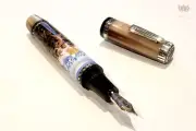 KRONE LIMITED EDITION GENERAL GEORGE ARMSTRONG CUSTER SILVER FOUNTAIN PEN #10