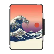 iPad Air 11-inch (M2/M3) Impact Folio Case The great wave of pug
