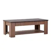 Adam Grey and Walnut Coffee Table
