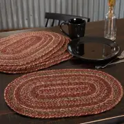 Cider Mill Jute Placemat Set of 6 12x18 Country Farmhouse VHC