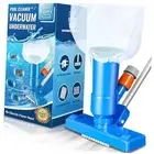 Portable Pool Vacuum for Above Ground Pool, Jet Underwater Cleaner with 3