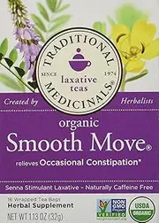Traditional Blends Tea's-Smooth Move Traditional Medicinals 16 Bag, Net Wt. 1.13 Ounce