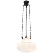 Preston 3 Chain Pendants Lights Black Suspensions Period Lighting Traditional