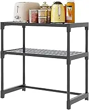 Microwave Stand with Storage - Microwave Rack,Weight Capacity Rack with Multi-Layer for Utensils Tableware Pots Pans