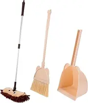 Kisangel 1 Set Mop and Broom Set for Mini Cleaning Tools for Pretend Play Housekeeping Fun Includes Kidsized Broom and Mop Versatile for Playrooms and Learning Activities