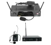 Samson Airline 77 Wireless Fitness Aerobics Headset UHF Microphone + Free System