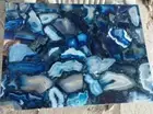 Blue Agate Stone countertop Kitchen Slab Agate countertop For Home Decor