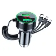 Car Charger USB Fast Charging Cigarette Lighter Adapter For Mobile Cell Phone (for: Subaru)