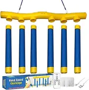 Reflex Challenge Game, Catching Sticks Toy, Interactive Reaction Trainer, Adjustable Speed, Physical Exercise, 40x5.3x9.5cm, for Kids, Adults