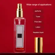 5xEmpty Refillable Portable Perfume Bottles Traveler Clear Glass Spray Atomizers