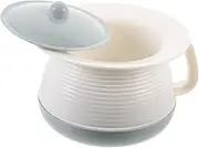 DEARMAMY 1pc Spittoon with Cover Portable Bed Pan for Night Use Easy to Carry Urine Pot with Non Slip Base for Toilet Training and Camping Durable Design Blue