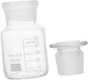 BESTYASH Multi Functional Glass Reagent Bottle High Borosilicate with Scale Narrow Mouth for Accurate Measurement for Laboratory Use and Easy Maintenance