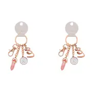 2x Splosh Mystique Leo Metal Keychain Zodiac Bag/Key Accessory Charm Rose Gold