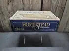 Vintage Pyrex Blue Homestead 043 Casserole Dish Oval 1.5 Quart NEW SEALED BOX
