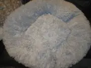 Active Pets Plush Calming Dog Bed Donut Dog Bed for Small Dogs Medium