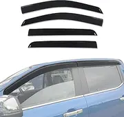 AUSGO Weathershields Compatible with Volkswagen Amarok All-New Dual Cab 2023-Onwards MY23 NF Series, Injection Weather Shields Window Visors Wind Deflectors Sun Rain Guard 4PCS Set