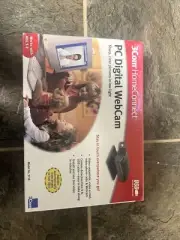 NOS 3com Home Connect Pc Digital Webcam 3718 New Old Stock Sealed