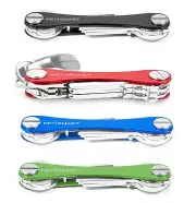 KeySmart Aluminum Compact Key Holder Organiser Pocket Size Ring Holds 2~10 Keys