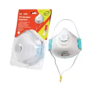 Maxisafe P2 Respirator - P2 Dust mask with valve, card of 3