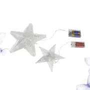 2 Pcs LED Star Light Shape Treetop Tealight Anti-chain Pacifier Clip