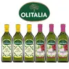 【Olitalia奧利塔】純橄欖油x3+葡萄籽油x3(1000mlx6瓶禮盒組)