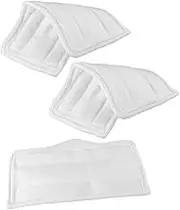 CIYODO 3pcs Washable Steam Mop Replacement Pads for Shark Mops Durable Microfiber Cleaning Pads for Hardwood Tile Laminate Floors Enhanced Performance Compatibility
