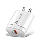 2PCS Quick Charge QC 3.0 Fast USB Charger Wall Charging Adapter for IPhone Samsung WHITE COLOR