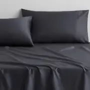 Sheridan 500TC Cotton Sateen Sheet Set in Smoke Size: Double