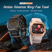 LOKMAT OCEAN GT Smart Watch 1.75 inch Smartwatch Fitness Running Watch Bluetooth Pedometer Call Reminder Sleep Tracker Compatible with Android iOS Women Men Lo