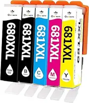 OINKWERE 680XXL 681XXL Ink Cartridges Compatible for Canon 680 681 Ink cartridges PGI-680 XXL CLI-681 XXL for Canon PIXMA TTR7560 TR8560 TR8660 TR8660a TS6160 TS6260 TS8160 TS8260 TS9160 TS9560 TS706