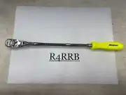Snap-on Tools USA NEW 1/4 Drive HI-VIZ Handle Extra Long Flex Ratchet THLLFD72HV