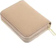 [OATIPHO] Sturdy Credit Card Holder Slots Large Card Bag for Men Women Delicate Leather Wallet