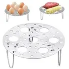 High Foot Steamed Egg Rack Folding Egg Steamer Steaming Plate Steamed Bun