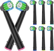 8pcs Professional Toothbrush Replacement Heads, Compatible with Braun Oral-B Electric Toothbrush, Pro1000 /1500/100/500/Vitality/Genius X/7000/7500/8000/9600 Etc.