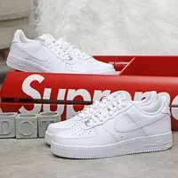 在飛比找蝦皮商城優惠-NIKE AIR FORCE 1 現貨 全白 復古 經典 低