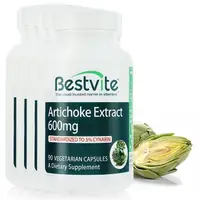 在飛比找PChome24h購物優惠-【美國BestVite】必賜力朝鮮薊萃取膠囊 (90顆*4瓶