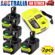 18V 9.0/6.0/5.0AH For Ryobi One+ Plus P108 RB18L50 RB18L40 Lithium Battery Packs