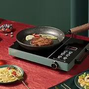 Electric Ceramic Stove Home Smart Electric Ceramic Stove 3500w High Power LCD Temperature Display High Temperature Resistance Easy to Clean Suitable for Home Kitchens