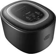 [Panasonic] 8 Cup Induction Heat Rice Cooker with Multi Cooking features for Delicious Reduced Starch Rice, Includes Stainless Steel Steam Basket, Black (SR-HL151KST)