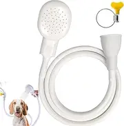 Mumoo Bear 1pcs Sink Spray Rubber Hose Portable Faucet Sprayer Hand Held Shower Head Sprayer Tap Hose Attachment for The Bathroom and Kitchen for Bathing Baby Pets Washing Hair Rinsing Vegetables